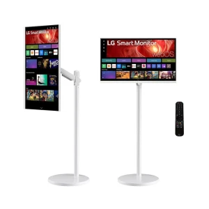 LG 樂金 HoMIE機 Pro3 32U720SA-W智慧聯網螢幕+移動支架組合(32型/webOS/AirPlay2/IOT操控)