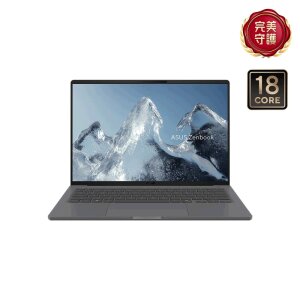 ASUS 華碩Zenbook A14系列 UX3407QA-0212G26100 14吋冰岩灰 時尚極致纖薄筆電 X1-26-100/16G/512GB/W11