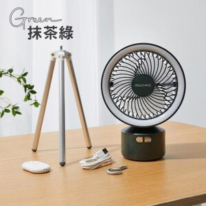 米沃miworks 露營 Cool炫風 室內戶外多功能涼感風扇-抹茶綠 MW-N5 Plus-G